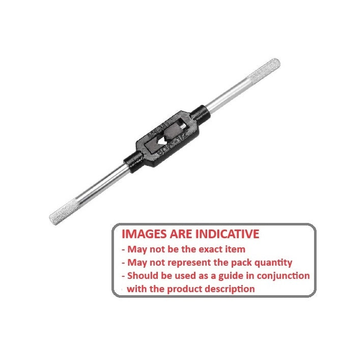 Clé à tarauder 1/8 à 1/2 pouce et M3 à M12 - Type barre - MBA (Pack de 1)