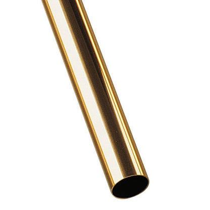 1037968 | 0T-0016-0013-0305-BR (Per Card) --- Round Tube - 1.59x1.28x304 mm - Brass