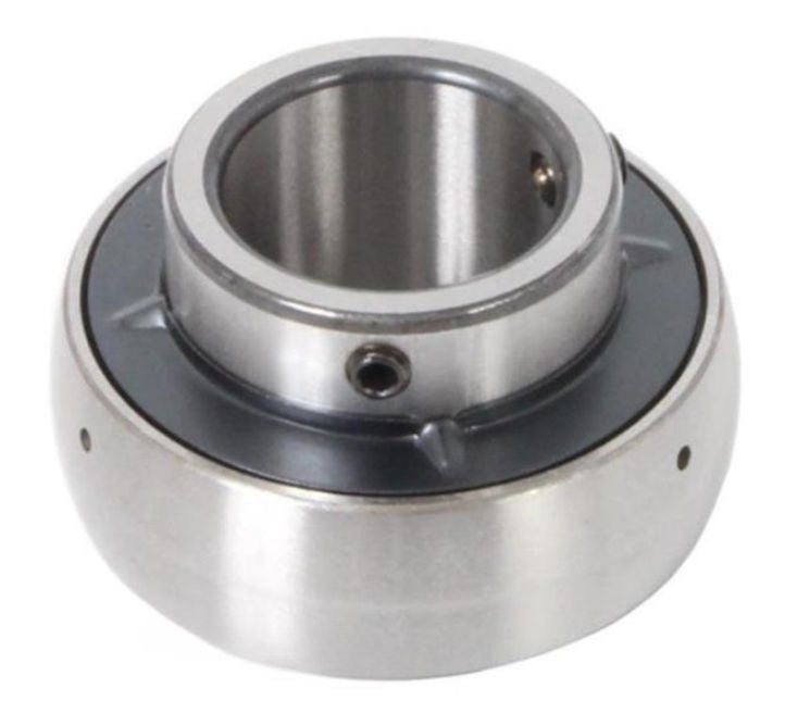 1116004 | UC202 (Each) --- Spherical OD Bearings - 15x47x31 mm Suits Cast Iron Housings - Chrome Steel Bearing