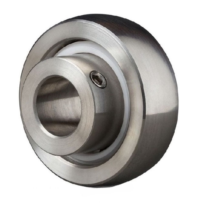 1111367 | S6-UC204-10 (Each) --- Spherical OD Bearings - 15.875x52x31 mm Suits Plastic Housings - Stainless Steel 316 Similar to A4, 18-10 Bearing