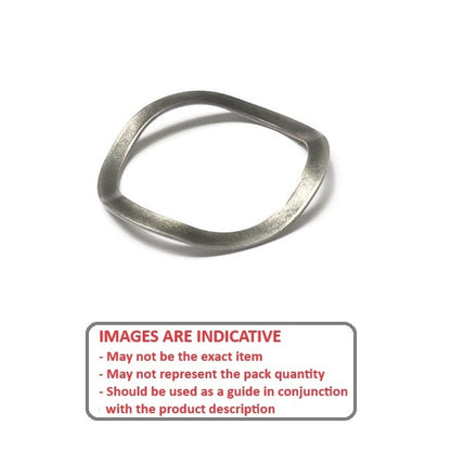 1172699 | W0650-T-085-068-W3-C (Each) --- Spring Washers - 65x85x6.8 mm Wave - Carbon Spring Steel Self Finish Washer