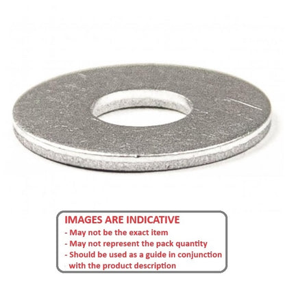 1052577 | W0040-F-010-008-AL (PK-10) --- Flat Washers - 4x9.525x0.81 mm Precision Shim - Aluminium Washer