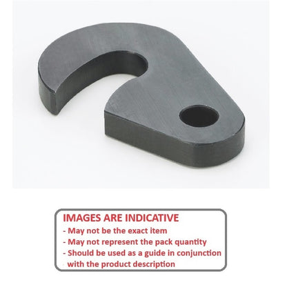 1143469 | W0318-CSW-C (Each) --- C Washers - 31.75x25.4x30.94 mm Swing - Carbon Spring Steel Self Finish Washer