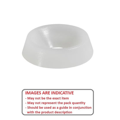 1054803 | W0042-CU-013-029-NY (PK-7) --- Cup Washers - 4.17x13.1x2.9 mm - Nylon Zytel 101 Washer