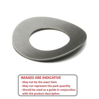 1056370 | W0048-T-009-014-WC-S2 (PK-1000) --- Spring Washers - 4.76x8.18x1.35 mm Curved - Stainless Steel 302/304 Similar to A2, 18-8 Washer