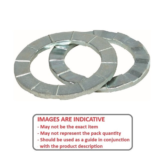 1063053 | W0050-LK-010-020-D-S2 (PAIR) --- Disk Lock Washers - 5 mm x 10.18 mm x 2.03 mm