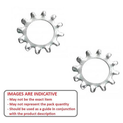 1091161 | W0100-LE-018-010-CZ (PK-1000) --- Lock Washers - 10x17.8x1 mm External Tooth Washer