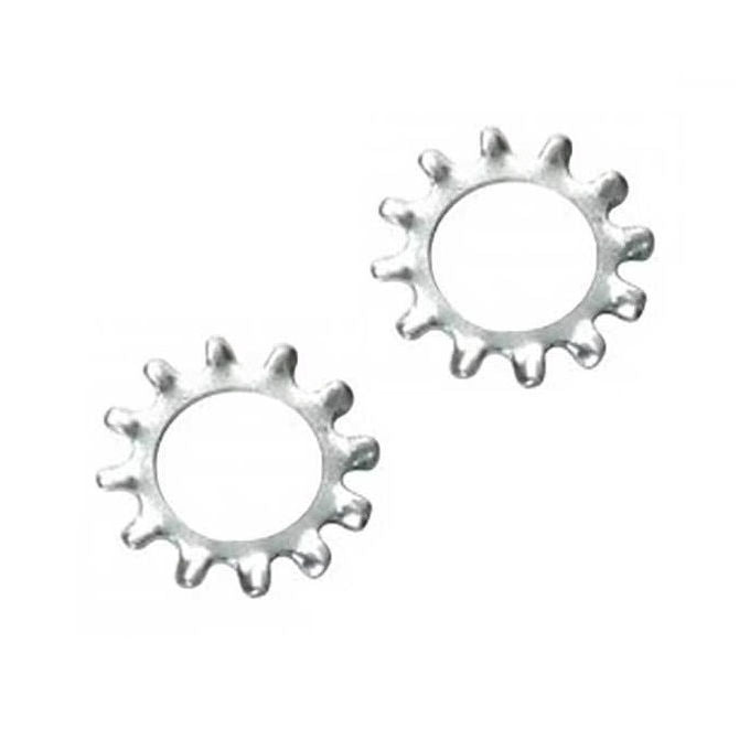 1048003 | W0032-LE-008-006-CZ (PK-500) --- Lock Washers - 3.18x8.1x0.6 mm External Tooth Washer