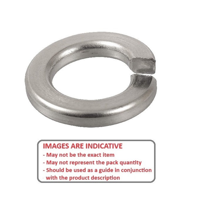 1098064 | W0120-T-021-025-L-S4 (PK-10) --- Lock Washers - 12x21.1x2.5 mm Split - Stainless Steel 303 Similar to A2, 304, 18-8 Washer