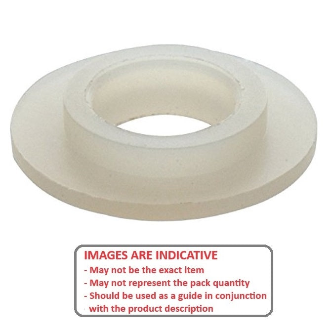 1041817 | W0028-SH-007-020-N (PK-35) --- Shoulder Washers - 2.84x7.137x2.03 mm - Nylon Zytel 101 Washer