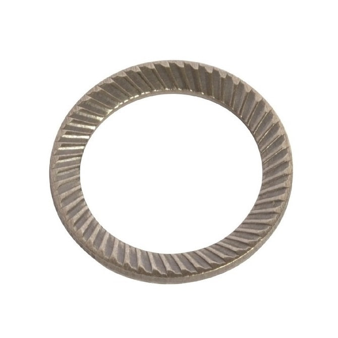 Serrated Washers - 10x16x1 mm - Carbon Spring Steel Self Finish
