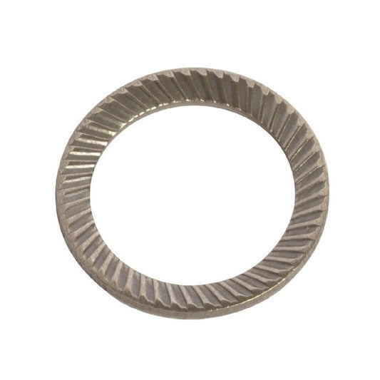 Serrated Washers - 7x12x0.7 mm - Carbon Spring Steel Self Finish
