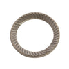 Serrated Washers - 2x4x0.35 mm - Carbon Spring Steel Self Finish