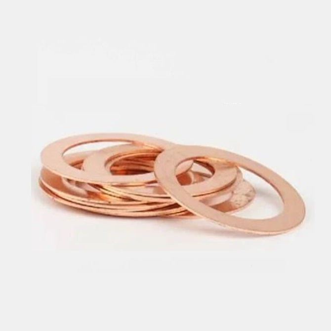 Flat Washers - 12.7x19.05x1.143 mm Precision Shim - Copper 110 Washer