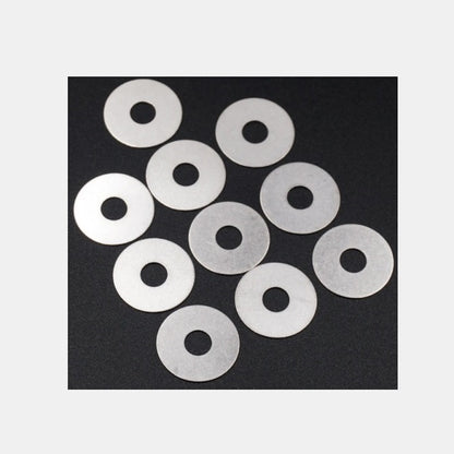 Flat Washers - 6x12x0.1 mm Commercial - PTFE Plastic Washer