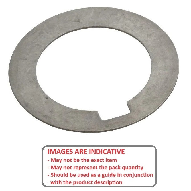 1136175 | W0254-F-038-0025-K-C (PK-10) --- Arbor Spacers - 25.4x38.1x0.254 mm - Carbon Steel Spacer