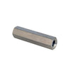 Threaded Spacers - M5 - 5x0.8mm - 8x8 mm Hex - Steel - Mild S300 Pb Zinc Plated Spacer
