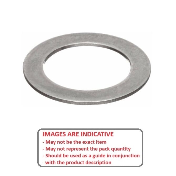 Distanziale per boccole per macchinari 57,15 x 82,55 x 1,90 mm - Boccola per macchinari in acciaio per molle al carbonio - MBA (confezione da 10)