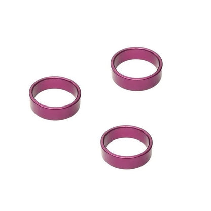 Entretoise ronde 2,9 x 5,3 x 2,3 mm - Plastique à passage traversant - Rose - MBA (1 paquet de 50 par sachet)