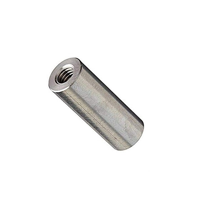 Threaded Spacers - 6-32 UNC -3.5mm- 6.35x25.4 mm - Stainless Steel Grade 303/304 HRB80