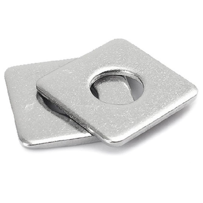 Square Washers - 19.05x63.5x6.35 mm - Carbon Spring Steel Self Finish