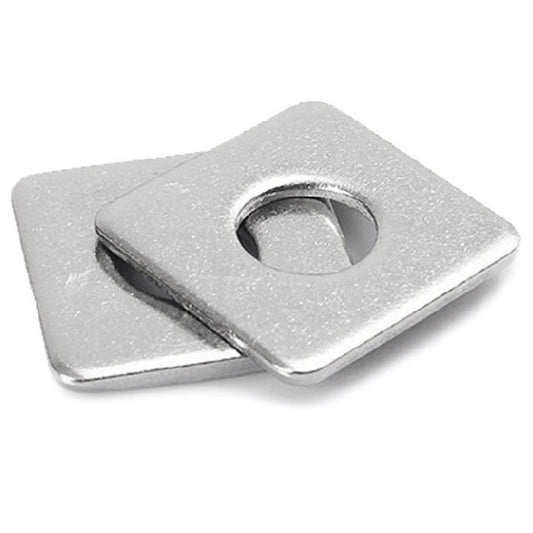 Square Washers - 19.05x50.8x6.35 mm - Carbon Spring Steel Self Finish