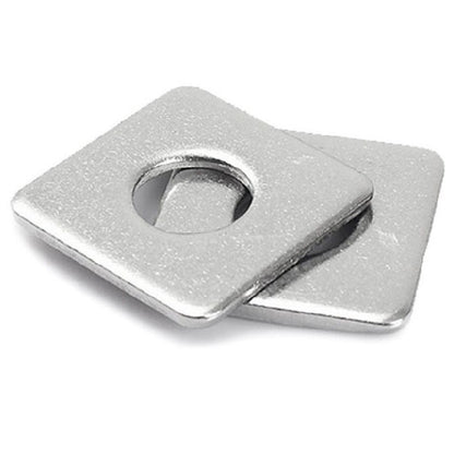 1121715 | W0191-SQ-051-064-C (Each) --- Square Washers - 19.05x50.8x6.35 mm Heavy Duty - Carbon Spring Steel Self Finish Washer