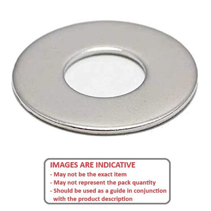 1070988 | W0064-F-010-0030-S3 (Each) --- Flat Washers - 6.35x9.525x0.3 mm Precision Shim - Stainless Steel 304 Similar to A2, 18-8 HRB80 Spacer