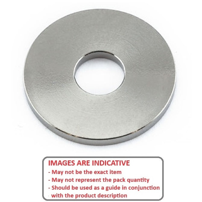 1086680 | W0080-F-016-016-TC1 (Pack of 10)  --- Flat Washers - 8x16x1.6 mm - Titanium - CP1 Commercially Pure Washer