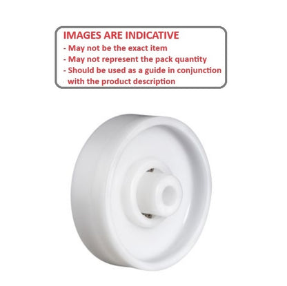 1160846 | WH-048-079-159-P-S6 (PK-25) --- Skate Conveyor Wheels - 48.3 15.90 / 23.80 7.938 mm - Acetal Wheel