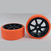 1041153 | WH-XD-063-26-BK-7-R (2 Pcs) --- RC Car Wheels Hobby - Black 7 Spoke Red