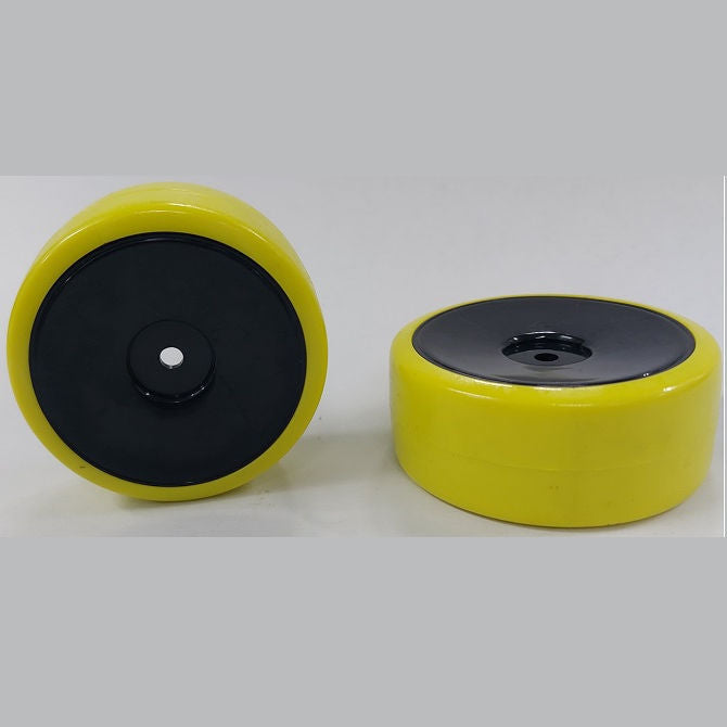 1040393 | WH-XD-063-26-BK-SOL-Y (PK-2) --- RC Car Wheels Hobby - Rim Colour Black Solid - Yellow Tenth Scale - Plastic Wheel