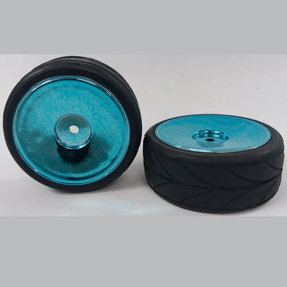 1043654 | WH-XR-063-26-A-BL-SOL (PK-2) --- RC Car Wheels Hobby - Rim Colour Blue Solid - Black Tenth Scale - Plastic Wheel