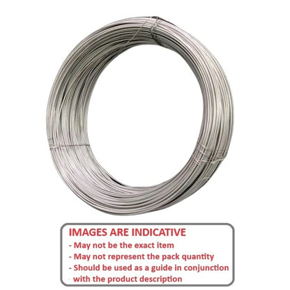 1001862 | WI-00400-250000-6L (Coil) --- Coils Wire - 0.4 mm - 250 Mtr 316 Stainless - Stainless Steel 316L