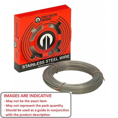 1002563 | WI-00787-121500-3 (Each) --- Coils Wire - 0.787 mm - 121.5 Mtr 302 Stainless - Stainless Steel 302 Similar to A2, 304, 18-8