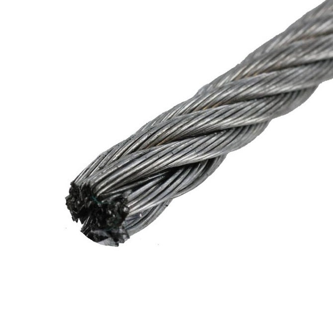 Cable Cable and Accessories - 2.38x2.381 mm - 417.3 kg - Stainless Steel 304 Similar to A2, 18-8 HRB80