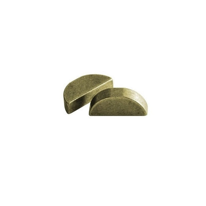 Woodruff Keys - 9.53x31.75x13 mm - Carbon Steel 1035 Zinc Plated