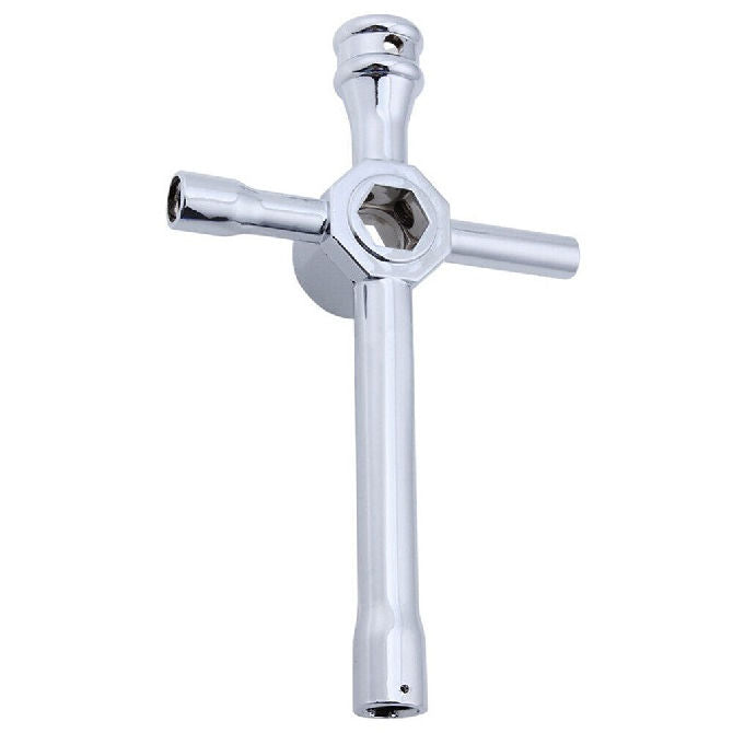 1231235 | WRENCH-LGE (Each) --- Wrenches Tools - Type 4-Way Steel Cross Wrench Wrench - Suits 1/8th Scale Cars