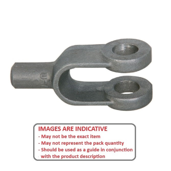 1201416 | YE-20RS --- Blank Yoke Ends - 152.4 mm x 25.4 mm x 26.99 mm